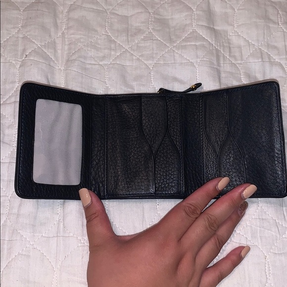 Cole Haan leather wallet Navy Blue - Picture 3 of 5